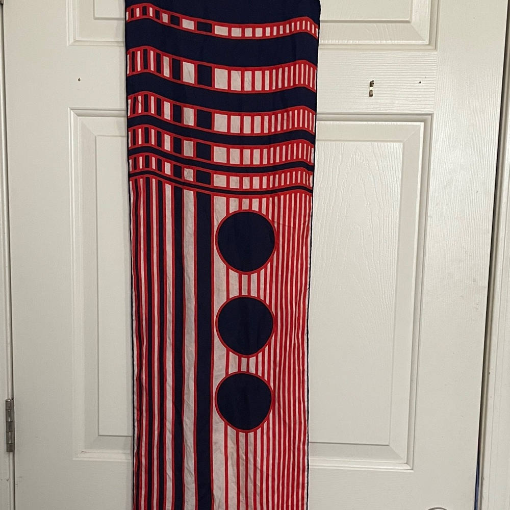 VTG NEIMAN MARCUS SILK SCARF ABSTRACT - Picture 2 of 8